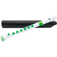 Nuvo Recorder German Fingering with Hard Case White/Green