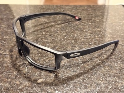 New Oakley Gibston Matte Black Sunglasses Frames With Satin Chrome Icons Icons