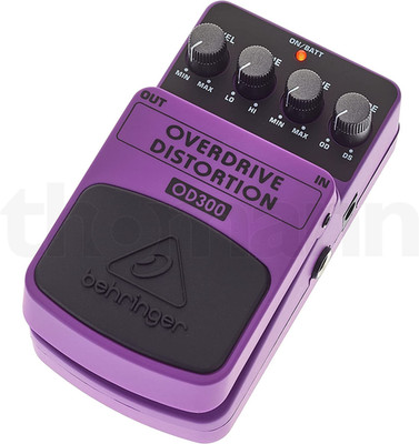 OVERDRIVE/DISTORTION OD300 Instrument Effects Pedal, Purple