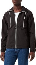 Image of Jack & Jones Mens Hooded Luke Casual Black Jacket