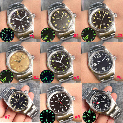 20ATM 36mm Tandorio Black Dial Sapphire Glass Japan NH35A Automatic Mens Watch