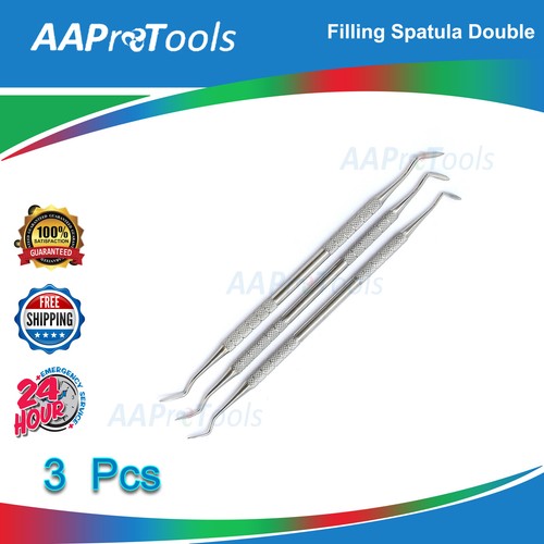 3x Dental Filling Spatula Instrument Flat Plastic Filling Double Ended PR-476 - Picture 4 of 4