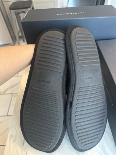 Ciabatte uomo Tommy Hilfiger tessuto grigio 55€ comode taglia 12 M nuove con scatola - Foto 2 di 6