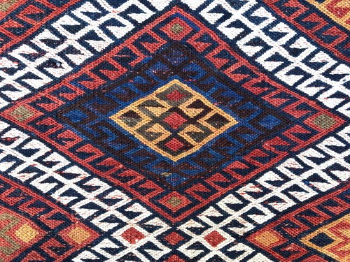 4x5 BALOCH VINTAGE HANDMADE KURDISH BAKHTIARI TRIBAL RUNNER RARE STYLE ANTIQUE - Picture 10 of 10