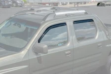 For 06-14 Honda Ridgeline JDM IN-CHANNEL Style Side Window Visors Rain Deflector