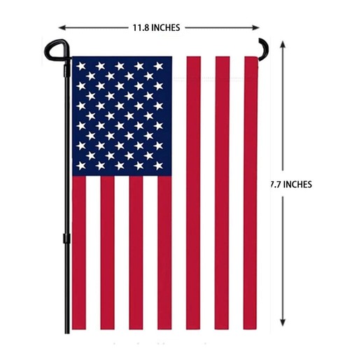 American Flag USA Garden Flag 12 x 18 Inches - Polyester Double Sided Printed... - Picture 3 of 5