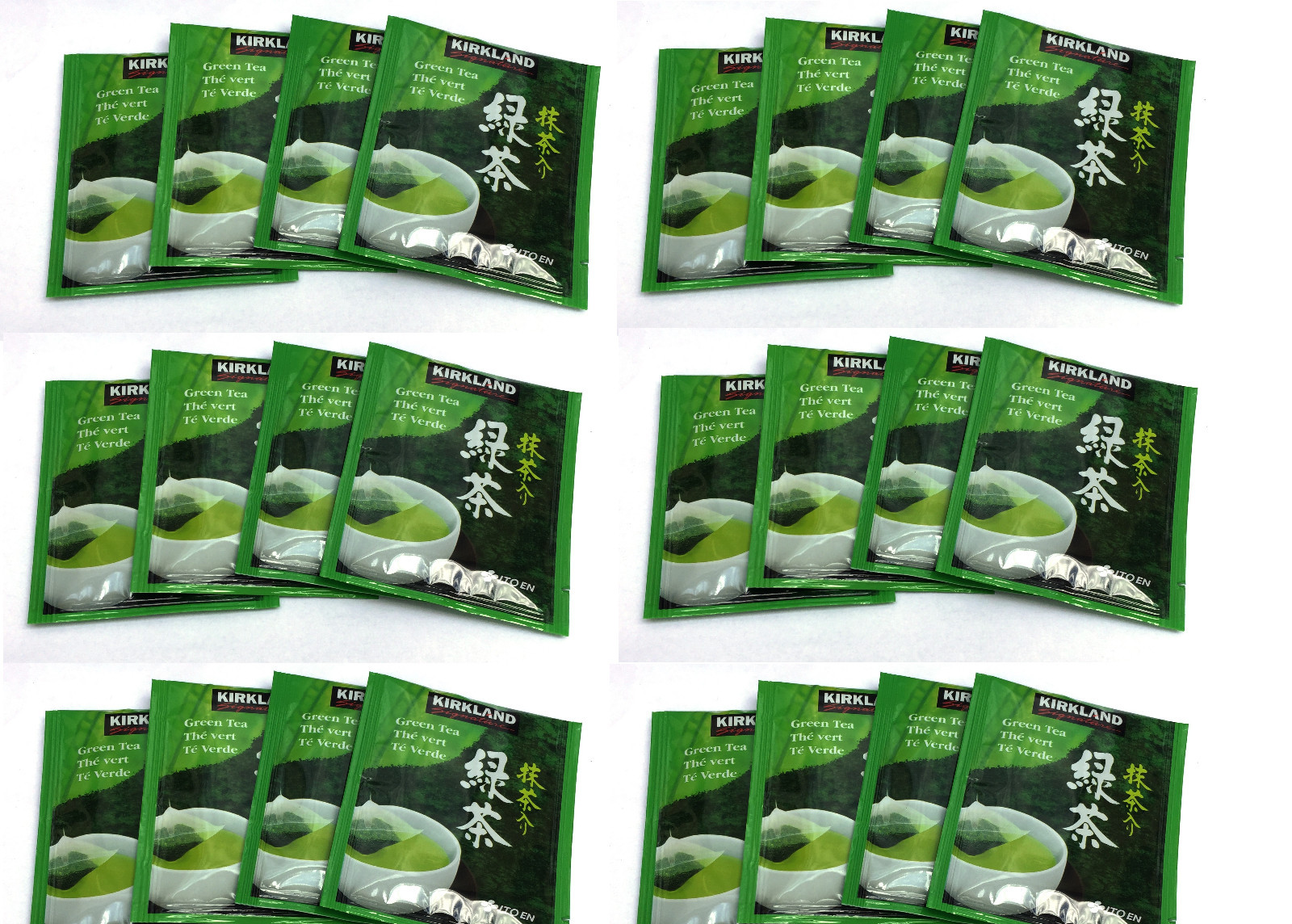 KIRKLAND Japanese Sencha and Matcha Green Tea Bags 100 Made in Japan