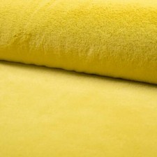 LUXURY Short Plush Super Soft Faux Fur Fabric Material - YELLOW