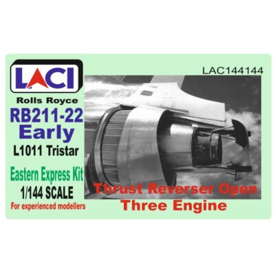 1/144 LACI 144144 RB211-22 Early Reverser Open for Eastern Express model kit