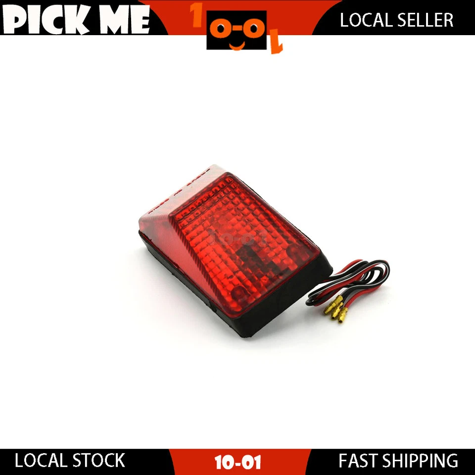 Conjunto de luz de freno de luz trasera - Slimline para Honda XR250R 1986-1993 1994 1995 Foto 4 de 4