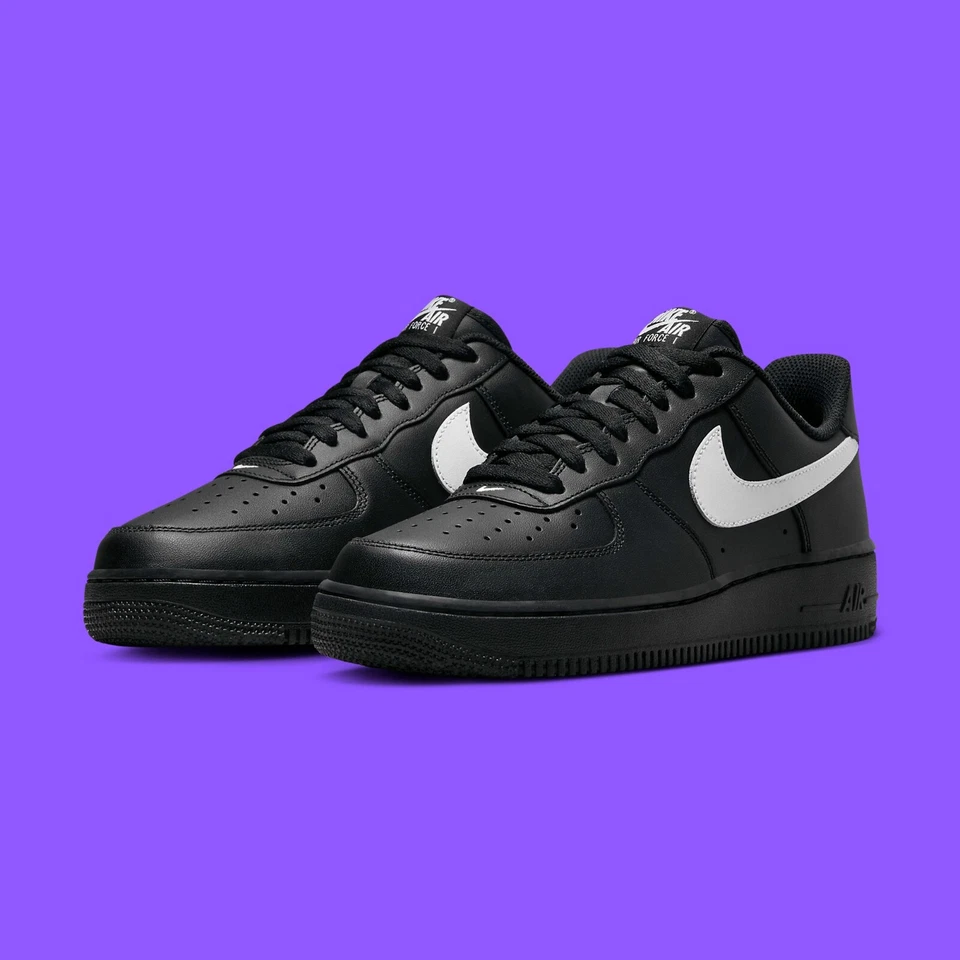 Nike Air Force 1 Low '07 Black White FZ0627-010 Men's Size New - Image 2 of 4