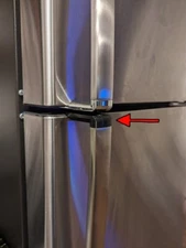 GE ENERGY STAR refrigerator door handle bracket 3D printed part GIE18GSHMRSS