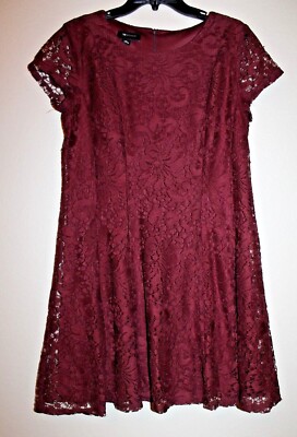 white lace sweater dress White Scalloped A-Line Sweater Dress main image 1
