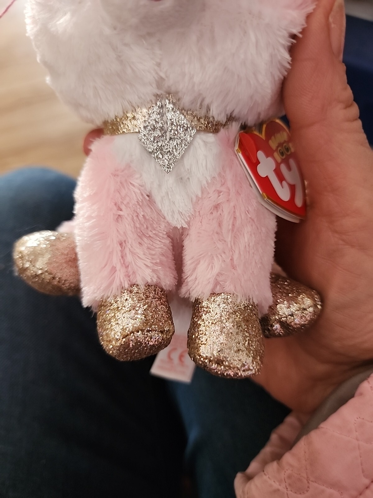 Ty Peluche Beanie Boos Cane Honeycomb 15 cm