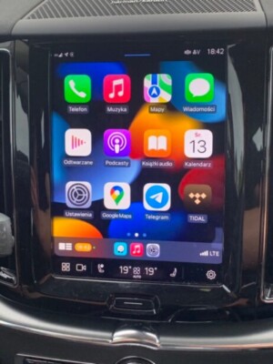 VOLVO WIRELESS APPLE CARPLAY ANDROID AUTO RETROFIT MMI BOX FOR OEM 9'' SCREENS.