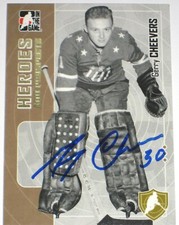 GERRY CHEEVERS SIGNED ITG HEROES AND PROSPECTS BOSTON BRUINS CARD AUTOGRAPH AUTO