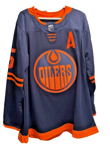 NHL-Jersey-Adidas Edmonton Oilers Navy Alternate Darnell Nurse PG Size-54 New