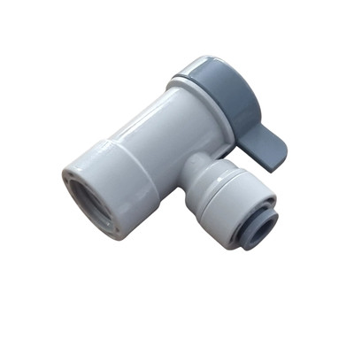 Hommix Doppel O Ring RO (Umkehrosmose) Tankventil 1/4'' BSP - 1/4'' Push Fittin