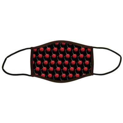 Cherries Face Mask Cover Rockabilly Gothic Retro Novelty Goth Punk Fashion Gift