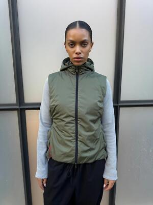 AW99' Prada Sport Khaki Nylon/Knit Hooded Vest | eBay