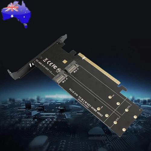 PCIE 3.0 X16 HDD Adapter Controller with Heatsink M.2 NVME Adapter Board 4 Slot