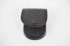 Don Hume C304 01 Basket Weave Hand Cuff Holster For Duty Belt