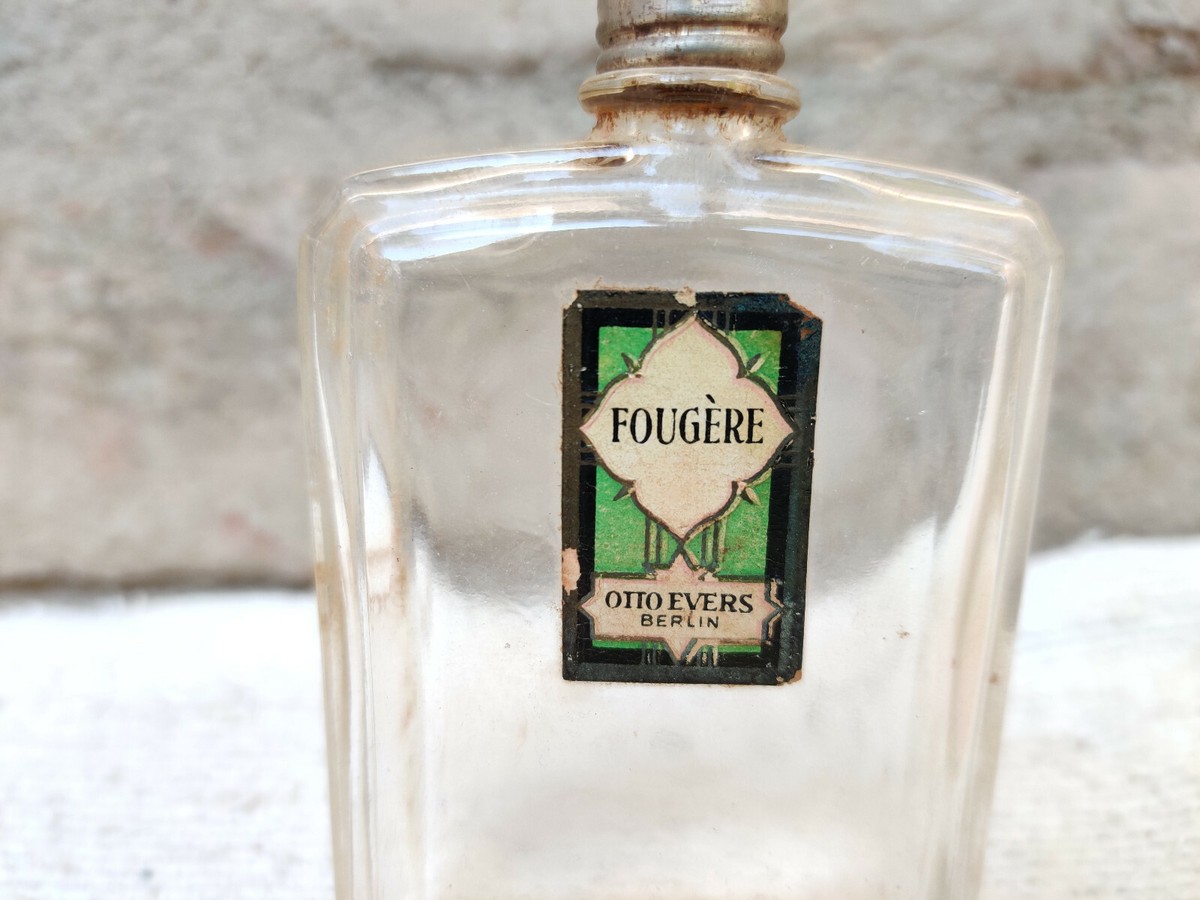 1940s Vintage Otto Evers Berlin Fougere Perfume Bottle Germany
