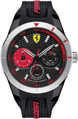 Ferrari 時計　0830254 Ferrari Men's Wrist Watch Quartz 0830254 Black/Red Official