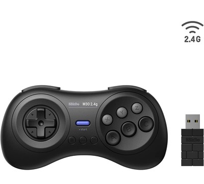 8Bitdo M30 2.4G Wireless Gamepad for Sega Genesis Mini and Mega Drive Mini