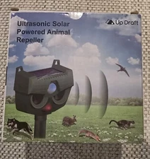 2024 Upgraded Solar Ultrasonic Animal Repeller