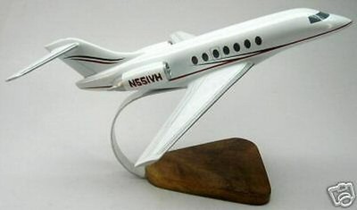 Raytheon Hawker Horizon Airplane Desk Wood Model Big New