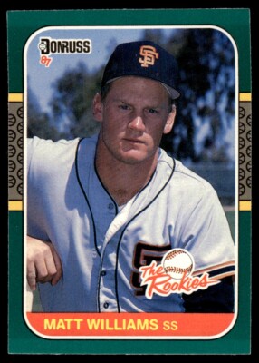1987 Donruss The Rookies Matt Williams Giants #45