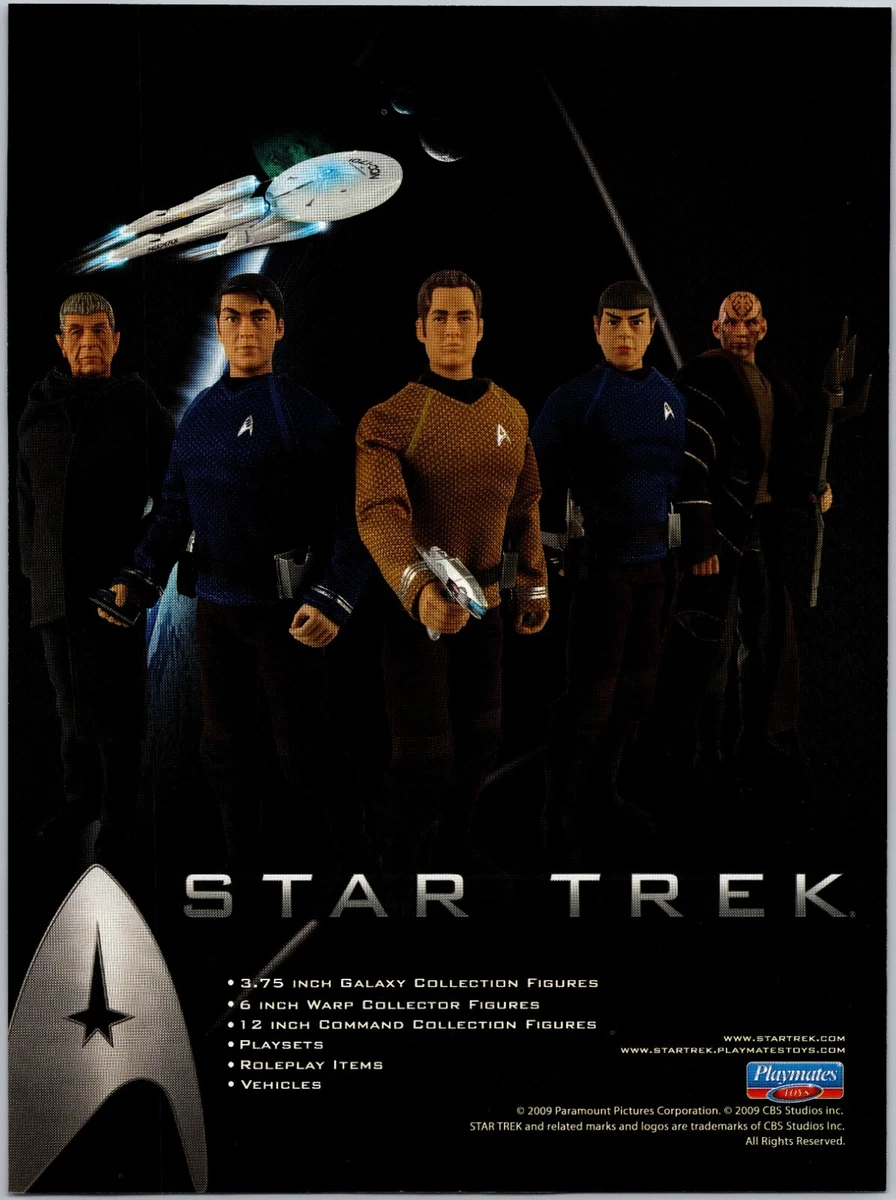 Star Trek Movie Print Ad Action Figure Poster Art PROMO Original Playmates  Spock | eBay