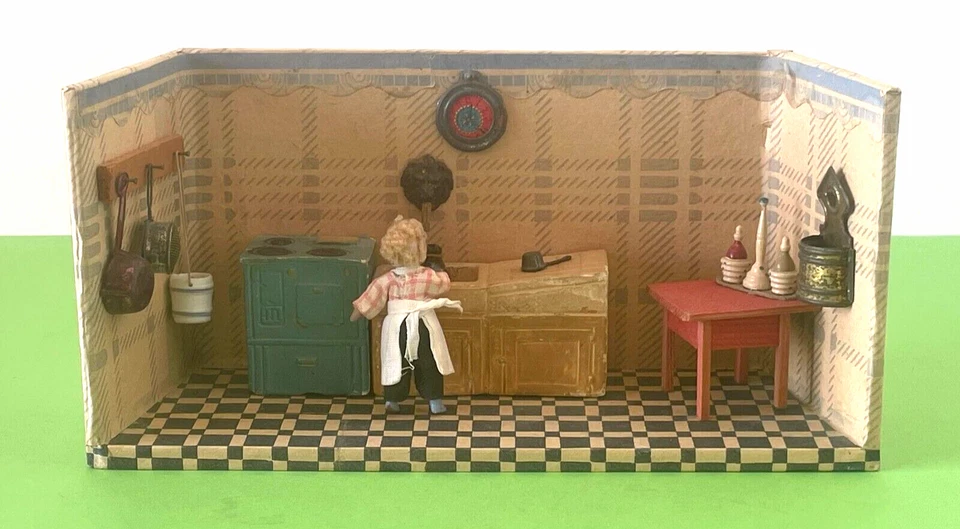 JOUET ANCIEN - CHARMANTE PETITE CUISINE - MAISON DE POUPEE - 25CM - Photo 4/4