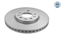 2X Meyle Bremsscheibe 615 521 0010/PD FüR Cadillac Passend FüR Fiat Opel Saab