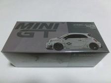 MINI GT 1/64 Abarth 595 LB-WORKS x Abas Works Fighters Left Hand Drie