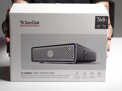 G-DRIVE  PRO STUDIO SSD - 7.68TB (8TB) - 2600MB/s Thunderbolt 3