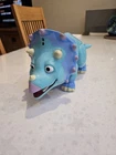 Jim Henson Train Tank Blue Talking Triceratops Dinosaur Children's TOMY TOY