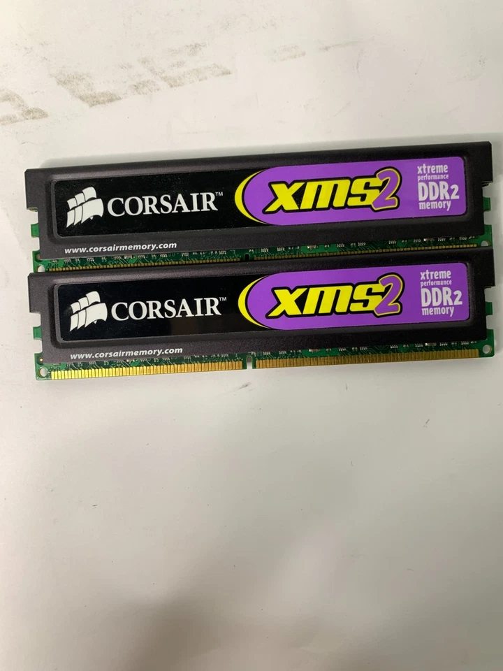 (2x2GB) 4GB DDR2-800 MHz DIMM Corsair CM2X2048-6400C5 – 1.9V – Ver 3.1 - Image 2 of 4