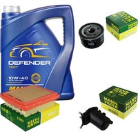 Mann Inspektionspaket 5L Mannol Defender 10W-40 FüR Suzuki Jimny 1.5 Ddis 4WD