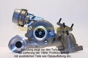 Turbolader SCHLÜTTER TURBOLADER 166-00230 PROFI KIT - with NEW org. BorgWarner