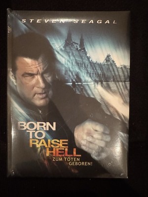 Born To Raise Hell/Mediabook /DVD+Bluray/Steven Seagal/Cover E/NEU&OVP