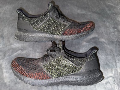 Adidas Ultra Boost Clima Running Shoes Core Black Solar Red AQ0482 Men s Size 9