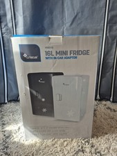 Cristal 16L Mini Fridge MNBX18 Gray with Mains and Car Adapter
