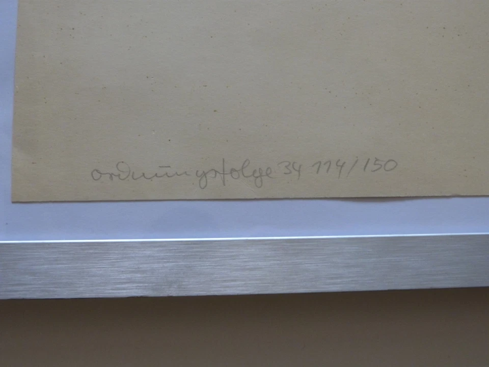 Hajo Hangen Siebdruck Kunstverein Wiesbaden - Bild 3 von 4