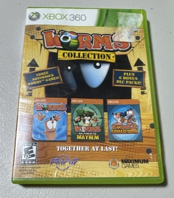 Worms Collection Xbox 360 Tested Working Worms Ultimate Mayhem Armageddon