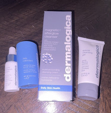Dermalogica Travel Skin Care Set; Cleanser  afterglow, Serum Milkfoliant,