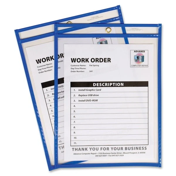 Porta boletos de tienda C-Line Products 43915, ojal, 12" H, Pk15 Foto 2 de 2