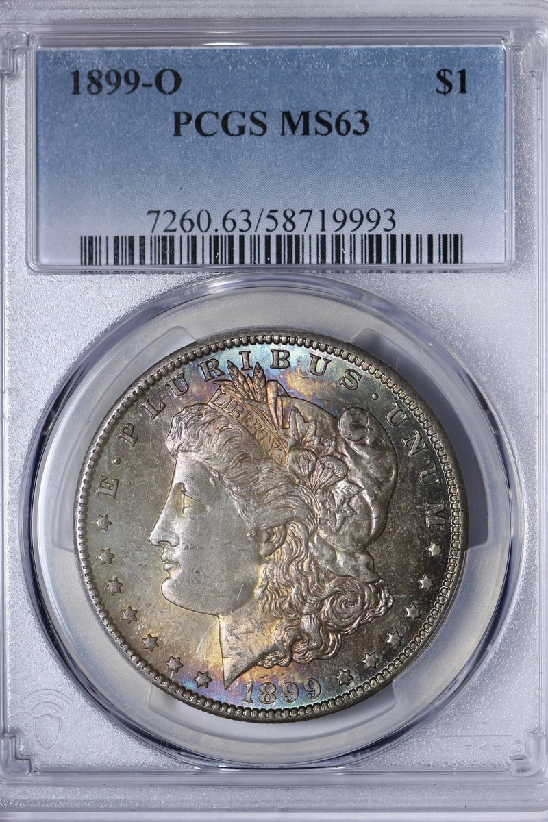 MS 63 Graded 1899 Year Morgan US Dollars (1878-1921) for sale | eBay