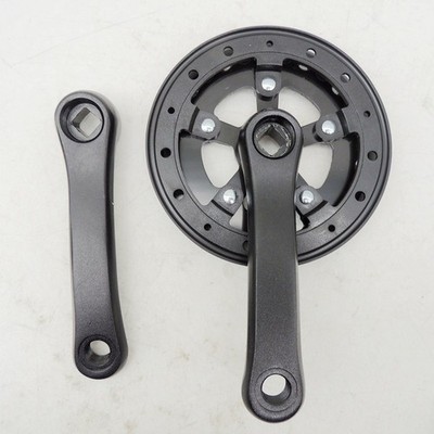 Aluminiumlegierung Vierkantloch Kurbelgarnitur 25T 28T 32T f��r Kinderfahrrad Ke